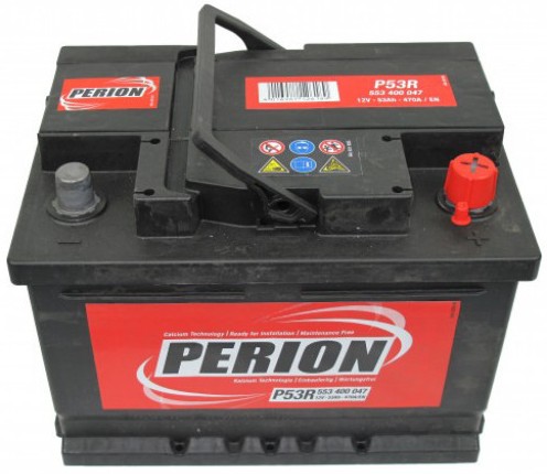 Аккумулятор Perion 553400047 53Ah 470A R+, Perion